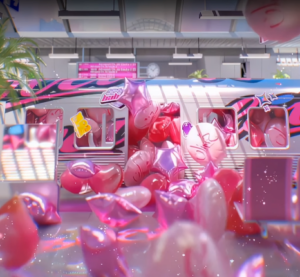 Romantic Train(Send virtual gifts)
