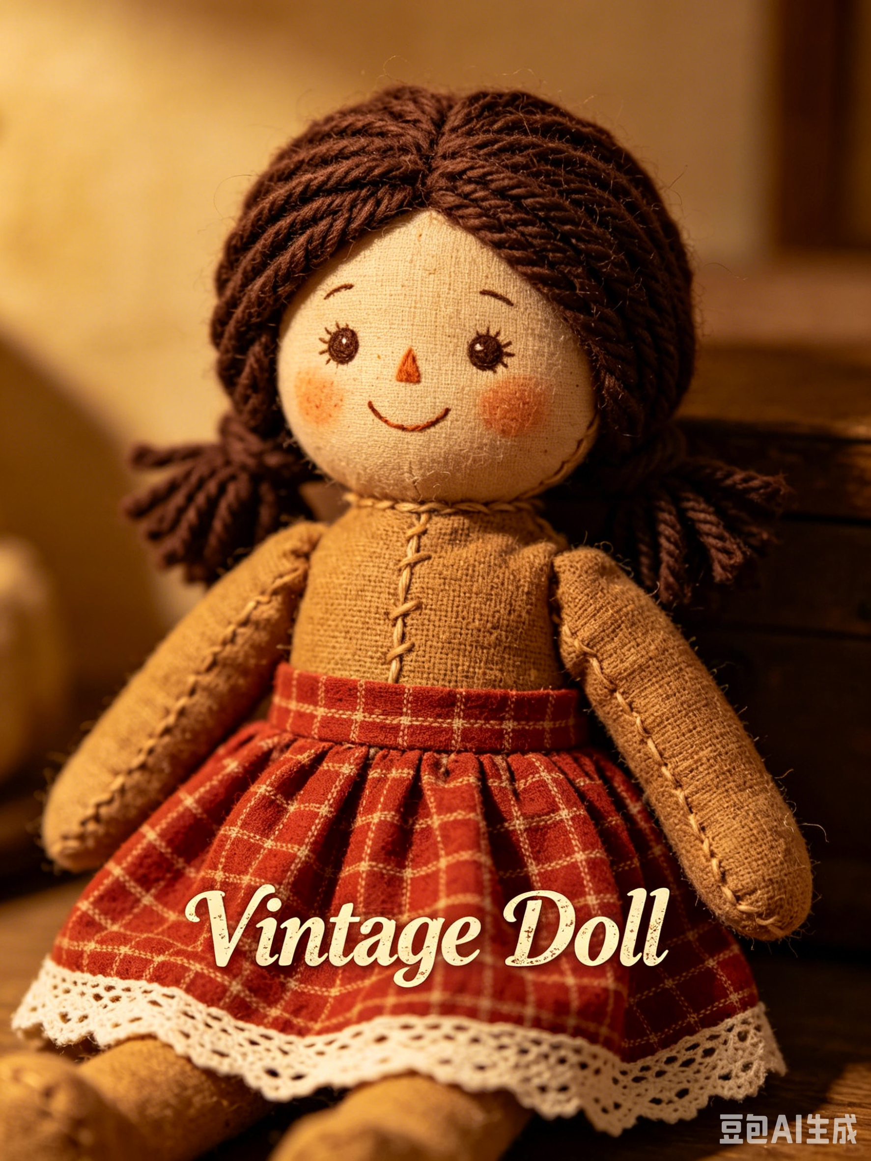 cartoon plush doll